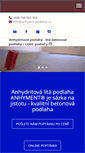 Mobile Screenshot of anhydrit-podlahy.cz